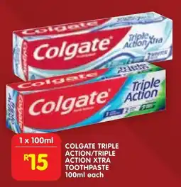 Shoprite Colgate Triple Action/Colgate Triple Action Xtra Toothpaste offer