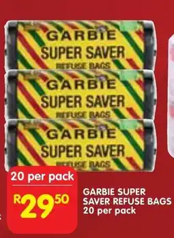 Shoprite GARBIE SUPER SAVER REFUSE BAGS offer
