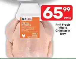 Pick n Pay Hypermarket PnP Fresh Whole Chicken in Tray offer