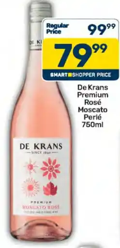 Pick n Pay Hypermarket De Krans Premium Rosé Moscato Perlé offer