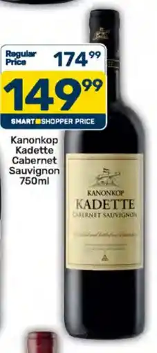 Pick n Pay Hypermarket Kanonkop Kadette Cabernet Sauvignon offer