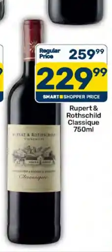 Pick n Pay Hypermarket Rupert & Rothschild Classique offer