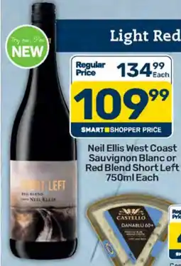 Pick n Pay Hypermarket Neil Ellis West Coast Sauvignon Blanc or Red Blend Short Left offer