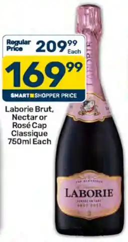 Pick n Pay Hypermarket Laborie Brut, Nectar or Rosé Cap Classique offer
