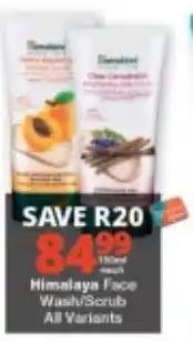 Checkers Himalaya Face Wash/Scrub offer