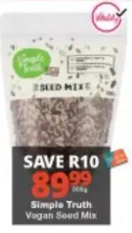 Checkers Simple Truth Vegan Seed Mix offer