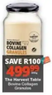 Checkers The Harvest Table Bovine Collagen Granules offer