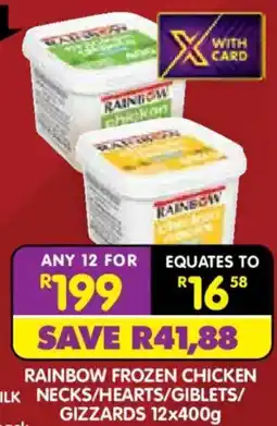 Shoprite Rainbow Frozen Chicken offer