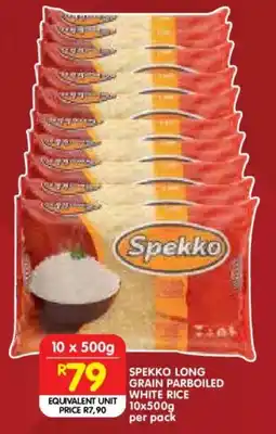 Shoprite Spekko Long Grain Parboiled White Rice offer