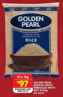 Shoprite GOLDEN PEARL MEDIUM GRAIN PARBOILED WHITE RICE offer