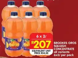 Shoprite Brookes Oros Squash Concentrate offer