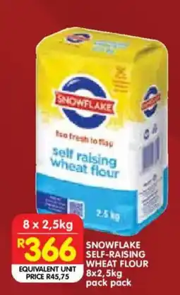 Shoprite Snowflake self-raising wheat flour offer