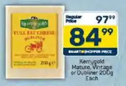Pick n Pay Liquor Kerrygold Full Fat Cheese Dubliner offer