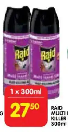 Shoprite Raid Multi Insect Killer offer