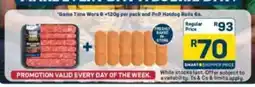 Pick n Pay Game Time Wors offer