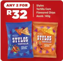 OK Express Stylos Tortilla Corn Flavoured Chips offer