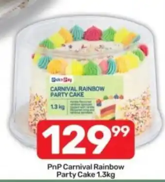 Pick n Pay PnP Carnival Rainbow Party Cake offer
