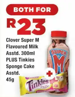 OK Express Clover Super M Flavoured Milk offer