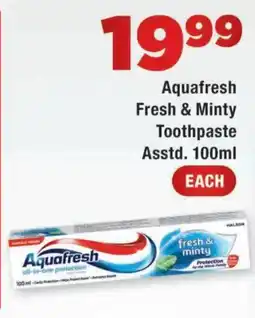 OK Express Aquafresh Fresh & Minty Toothpaste offer