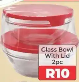 1UP Glass Bowl With Lid offer