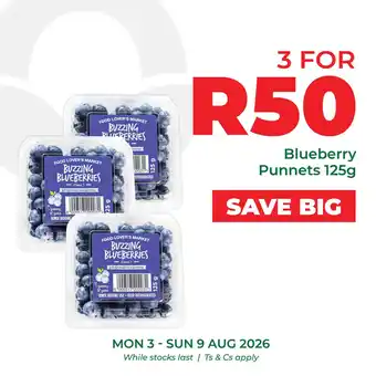 Food Lover's Market Buzzing Blueberries offer