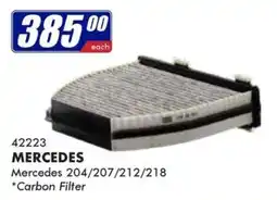 Goldwagen MERCEDES Carbon Filter offer