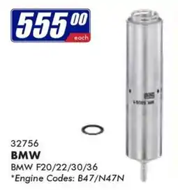 Goldwagen BMW Fuel Filter offer