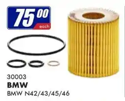 Goldwagen BMW Oil Filter offer