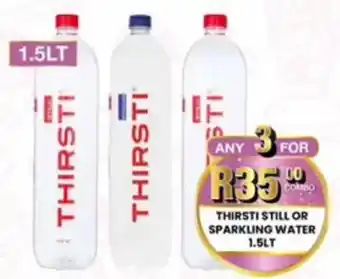 Take 'n Pay Thirsti still or sparkling water offer