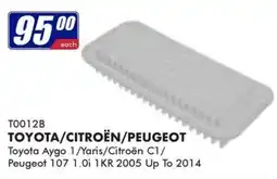 Goldwagen TOYOTA/CITROËN/PEUGEOT offer