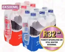 Take 'n Pay Thirsti Sparkling or Still Water offer