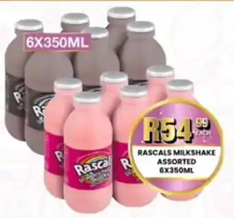 Take 'n Pay Rascals Milkshake Assorted offer