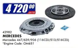 Goldwagen MERCEDES clutch kit offer