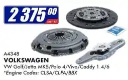 Goldwagen VOLKSWAGEN Clutch Kit offer
