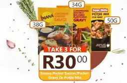 Take 'n Pay Imana Packet Sauces/Gravy Or Potjie Mix offer