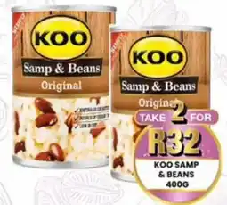 Take 'n Pay KOO Samp & Beans Original offer