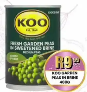 Take 'n Pay KOO GARDEN PEAS IN BRINE offer