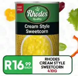 Take 'n Pay Rhodes Cream Style Sweetcorn offer