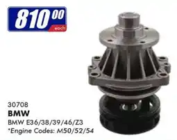 Goldwagen BMW Water Pump offer