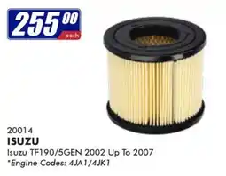 Goldwagen ISUZU Air Filter offer