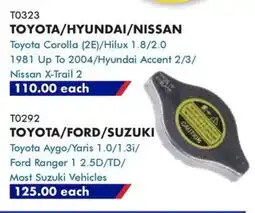 Goldwagen TOYOTA/FORD/SUZUKI offer