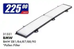 Goldwagen BMW Pollen Filter offer