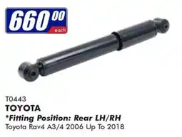 Goldwagen TOYOTA Rear LH/RH offer