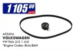 Goldwagen VOLKSWAGEN Timing Belt Kit offer