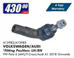 Goldwagen VOLKSWAGEN/AUDI offer