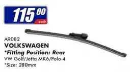Goldwagen VOLKSWAGEN Rear Wiper Blade offer