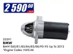Goldwagen BMW Starter Motor offer