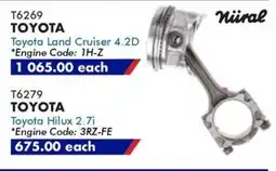 Goldwagen Niiral Toyota Piston offer