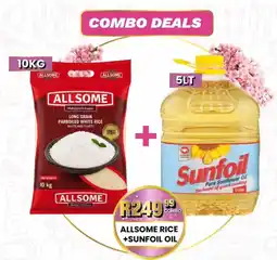 Take 'n Pay Allsome Rice and Sunfoil Oil offer