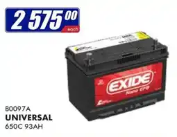 Goldwagen EXIDE UNIVERSAL offer